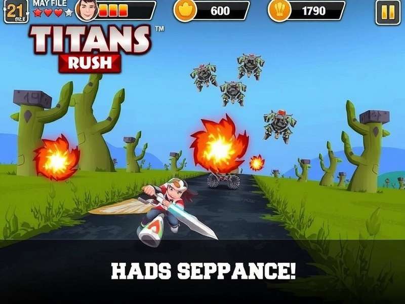 Titans Rush Gameplay Screenshot